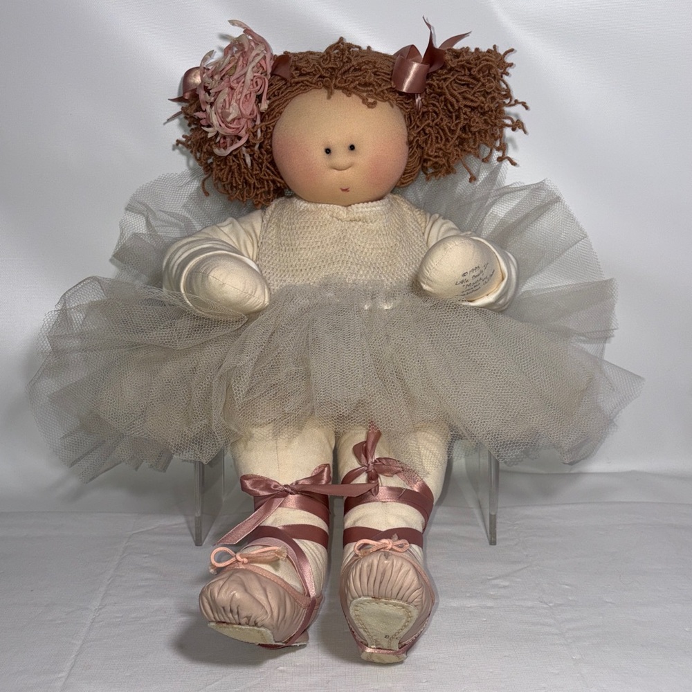 Little Souls Mona VTG Doll 1993 Ballet Tutu Outfit Signed Gretchen Wilson OOAK